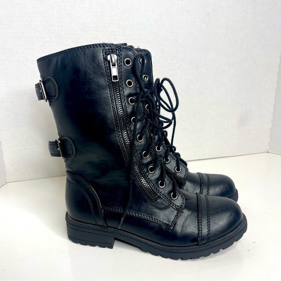 Soda Other - SODA COMBAT BOOTS Black strappy size 3